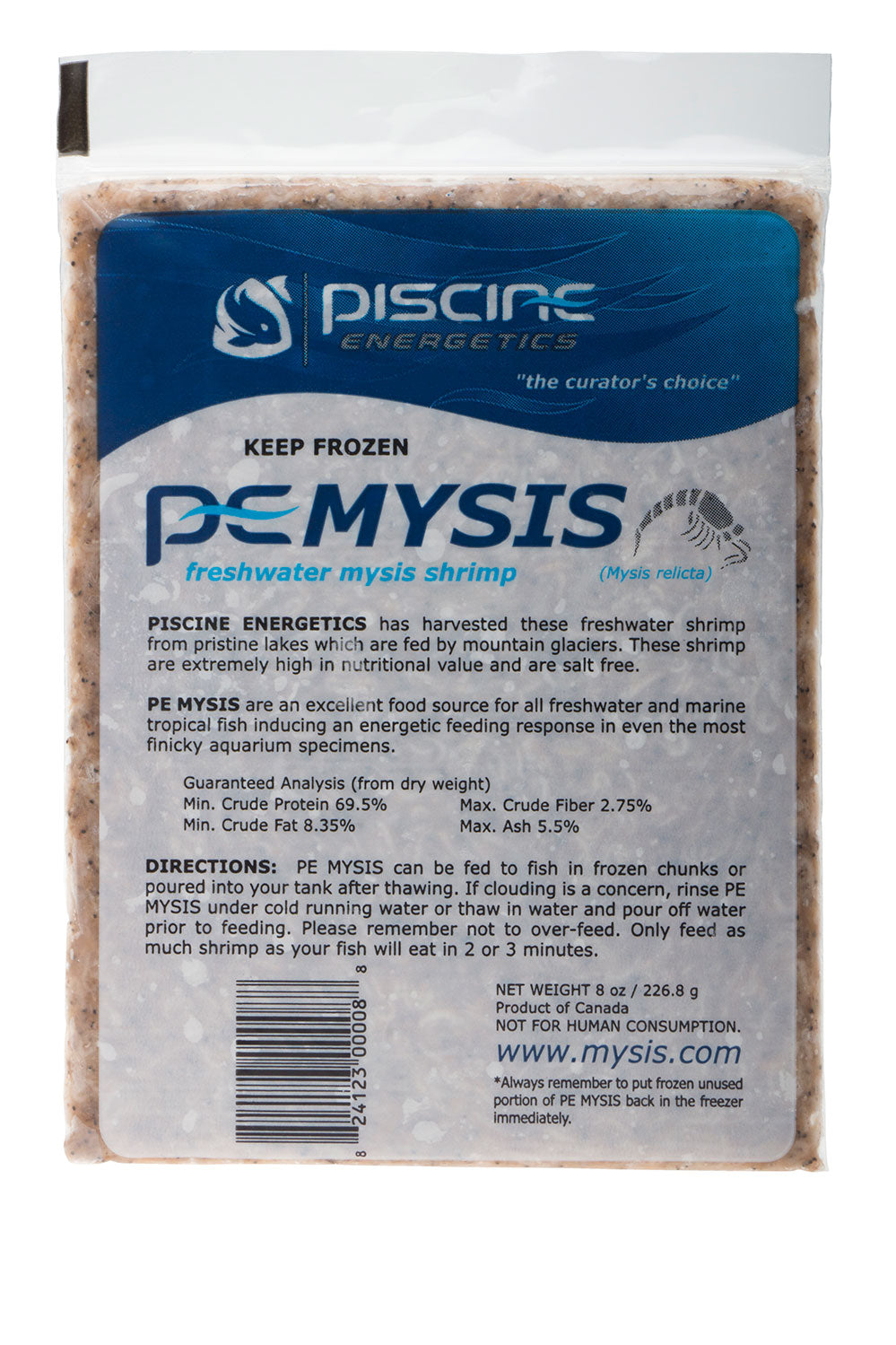 Piscine Energetics Mysis Net weight 8 Oz