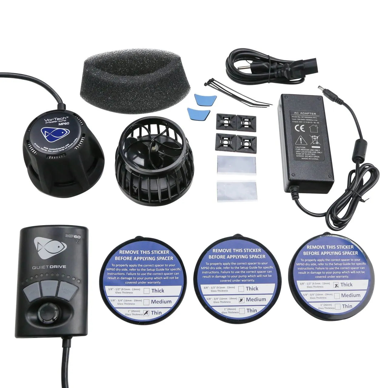 VorTech MP60mQD - Mobius Ready QuietDrive Propeller Pump