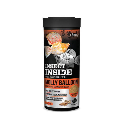Deep Molly : Powerform Silkmax Formula Slow Sinking (Granule Pellet)- 100g