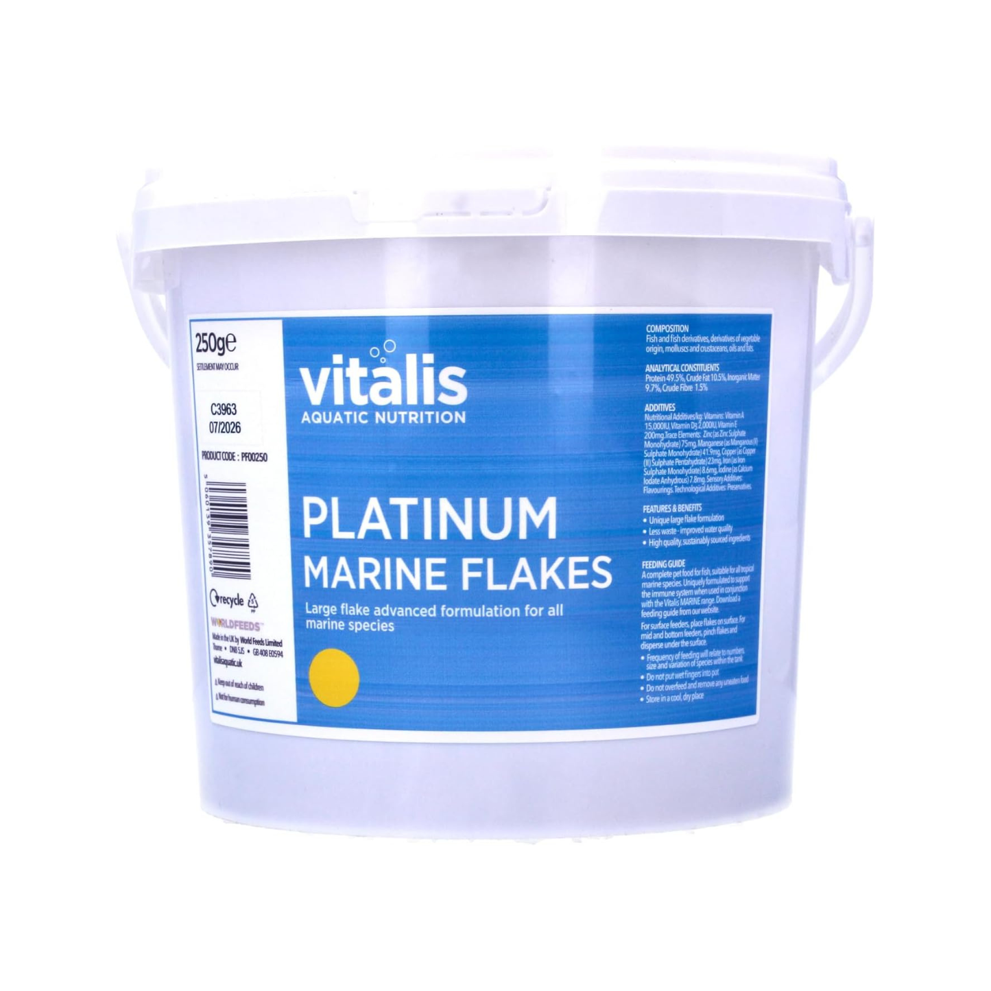 Vitalis Platinum Marine Flakes 250g
