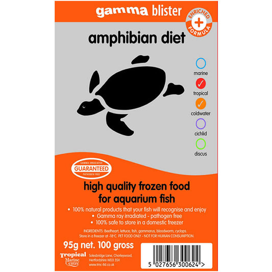 Gamma Turtle and Amphibian Diet Blister Pack 100g