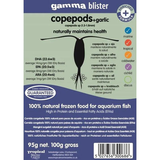 Gamma Copepod + Garlic Blister Pack 100g