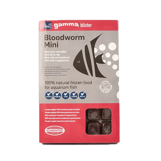 Gamma Concentrated Mini Bloodworm Blister Pack 100g
