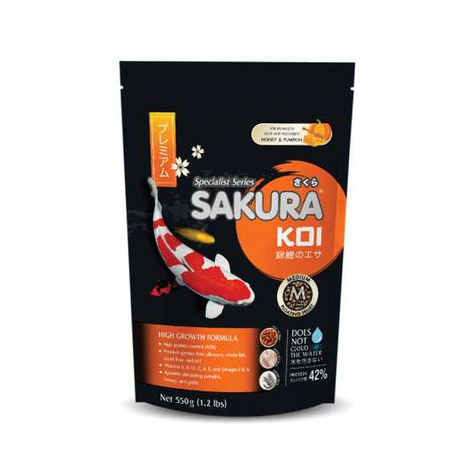 Sakura Koi High Growth Formula Floating (Medium Pellet)- 550g